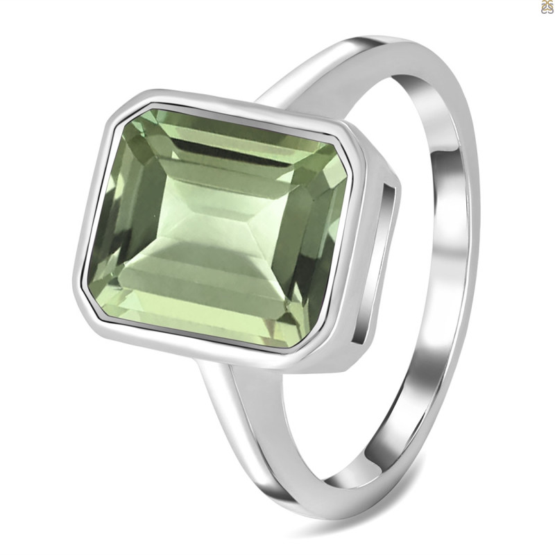 Green Amethyst Ring