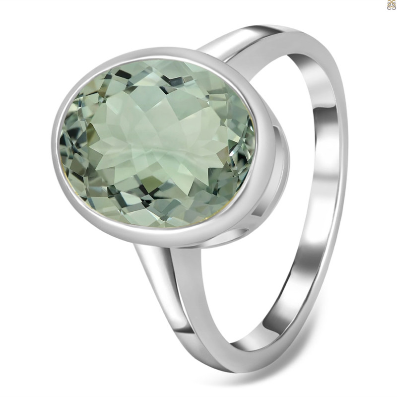 Green Amethyst Ring