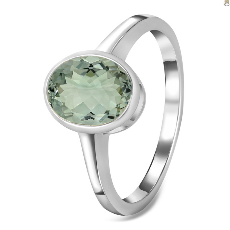 Green Amethyst Ring