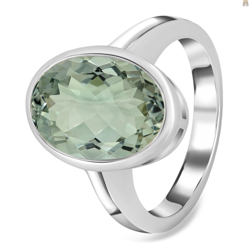 Green Amethyst Ring