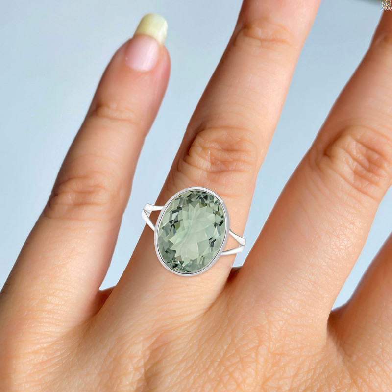 Green Amethyst Ring GRA-RDR-1897.
