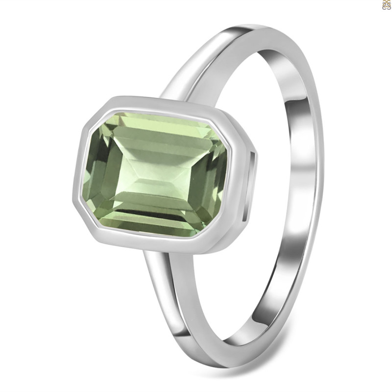 Green Amethyst Ring