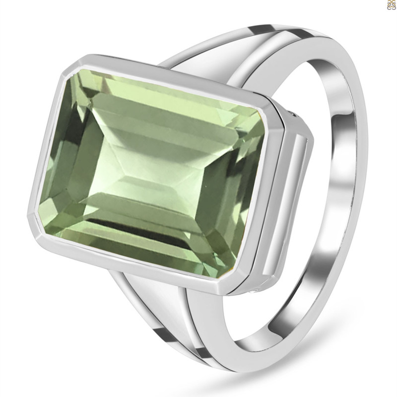 Green Amethyst Ring