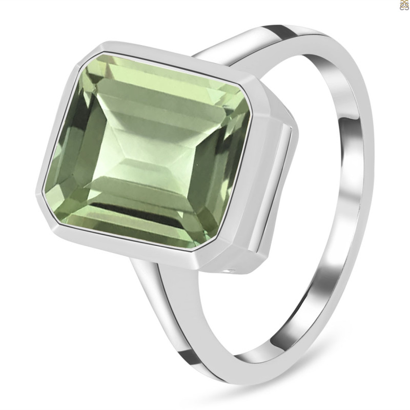 Green Amethyst Ring