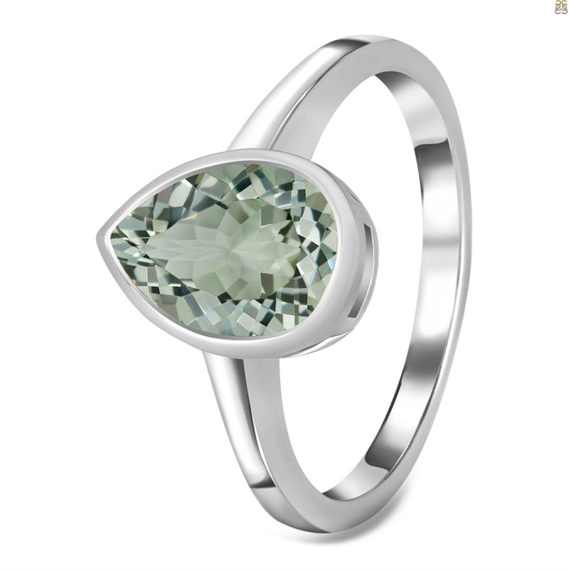 Green Amethyst Ring