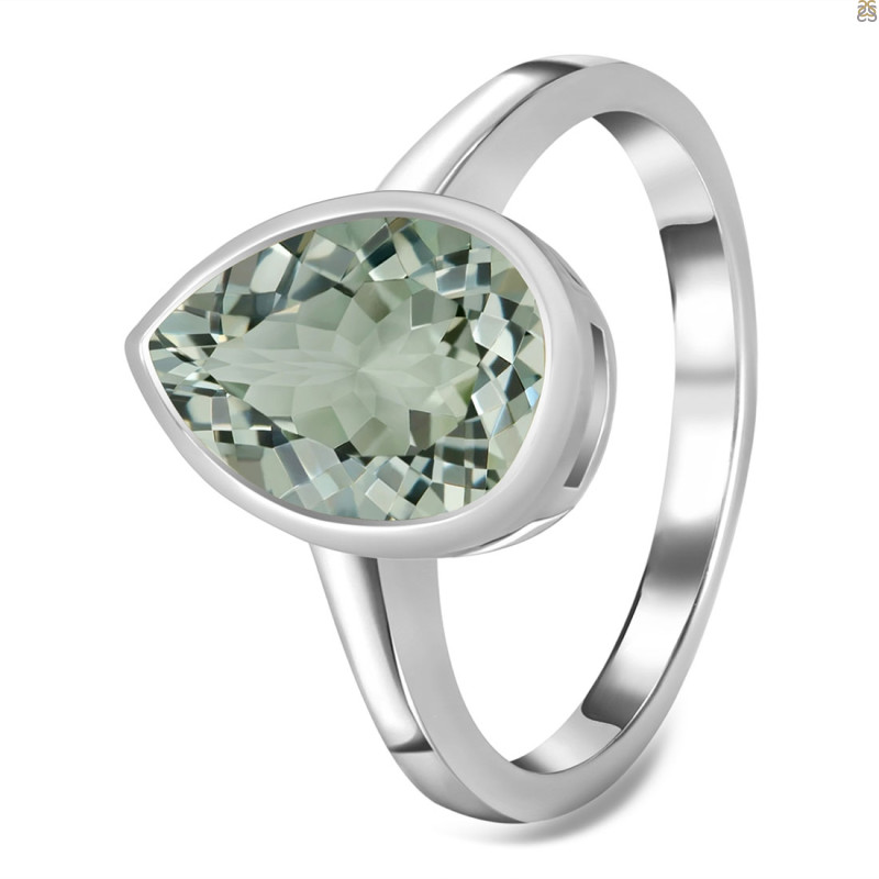 Green Amethyst Ring
