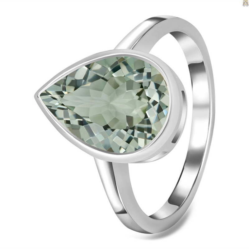 Green Amethyst Ring