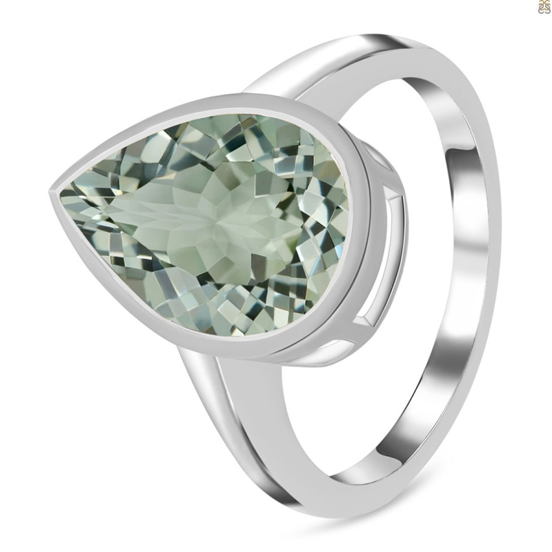 Green Amethyst Ring