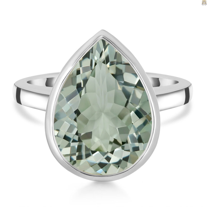 Green Amethyst Ring GRA-RDR-2855.