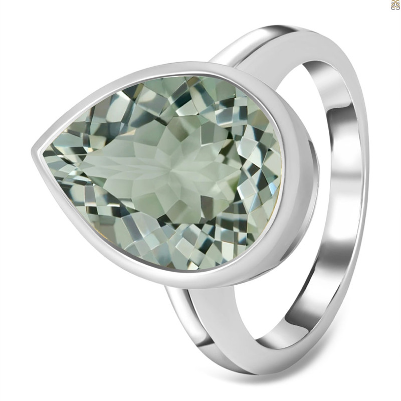 Green Amethyst Ring