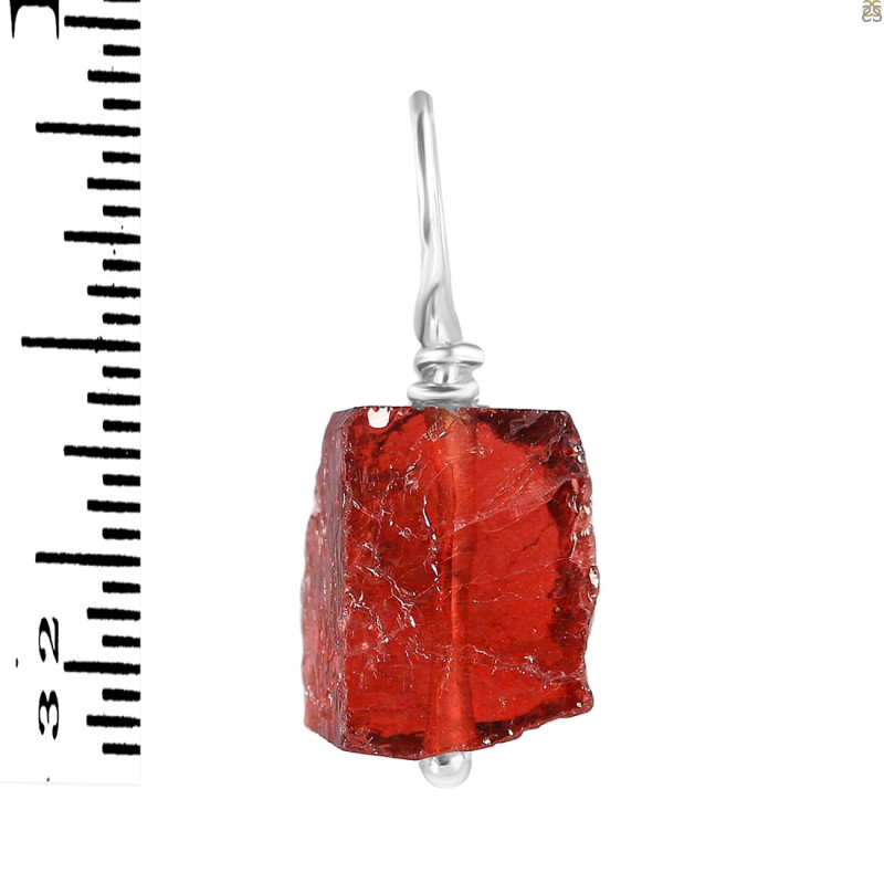 Garnet Raw Crystal Drill Pendant GAR-RCYP-7