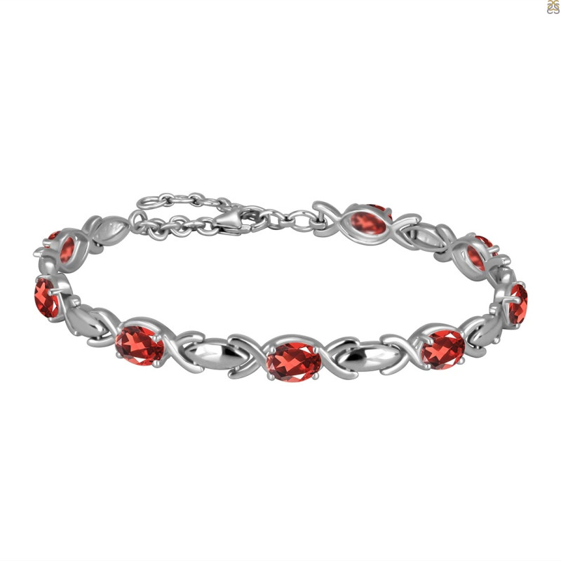 Garnet Bracelet GAR-RDB-4-A.