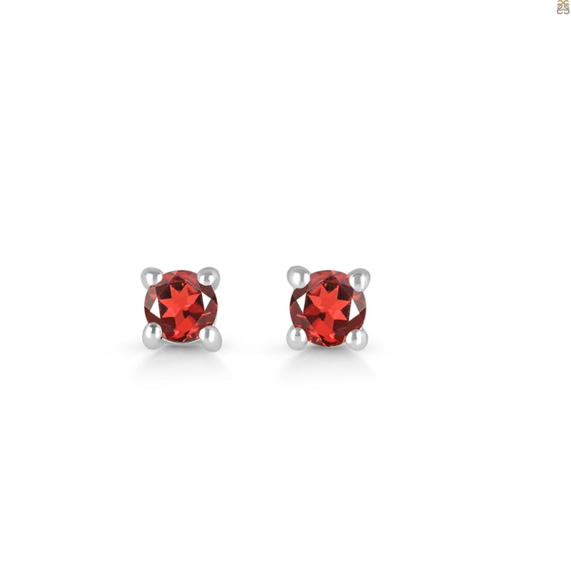 Garnet Stud Earring GAR-RDE-1293.