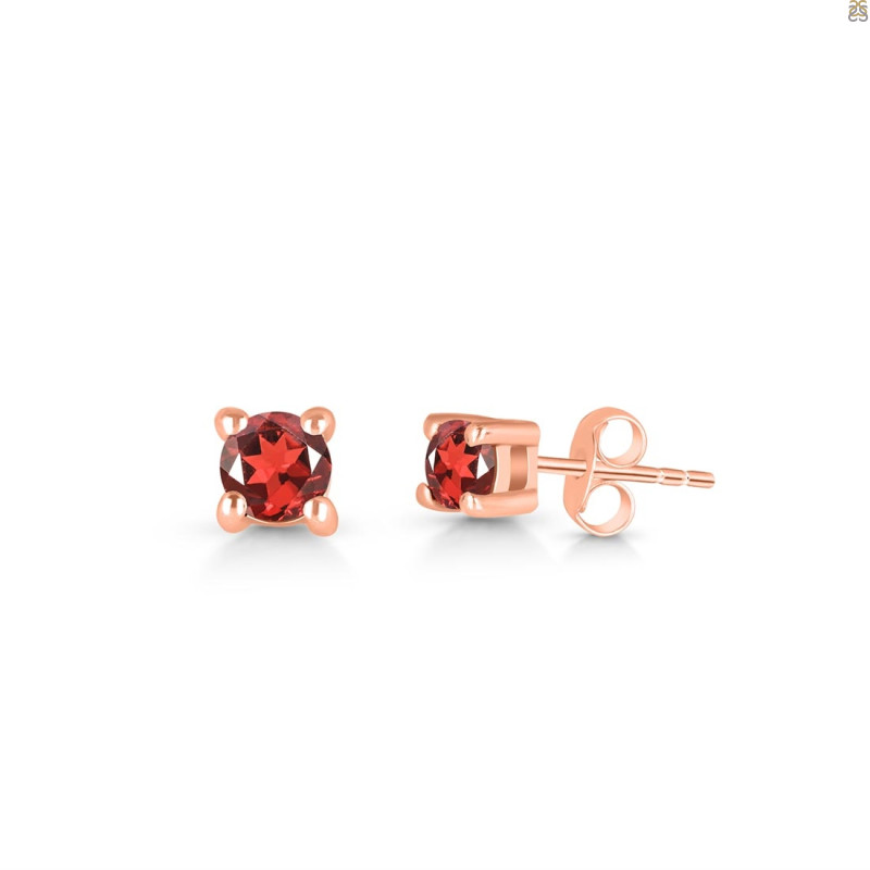 Garnet Stud Earring GAR-RDE-1293.