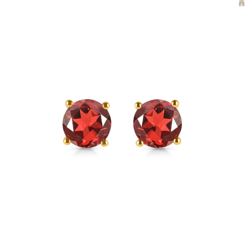 Garnet Stud Earring GAR-RDE-1349.