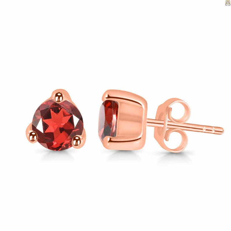 Garnet Stud Earring GAR-RDE-1517.
