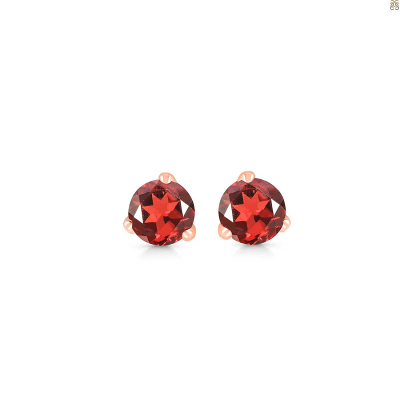Garnet Stud Earring GAR-RDE-1565.