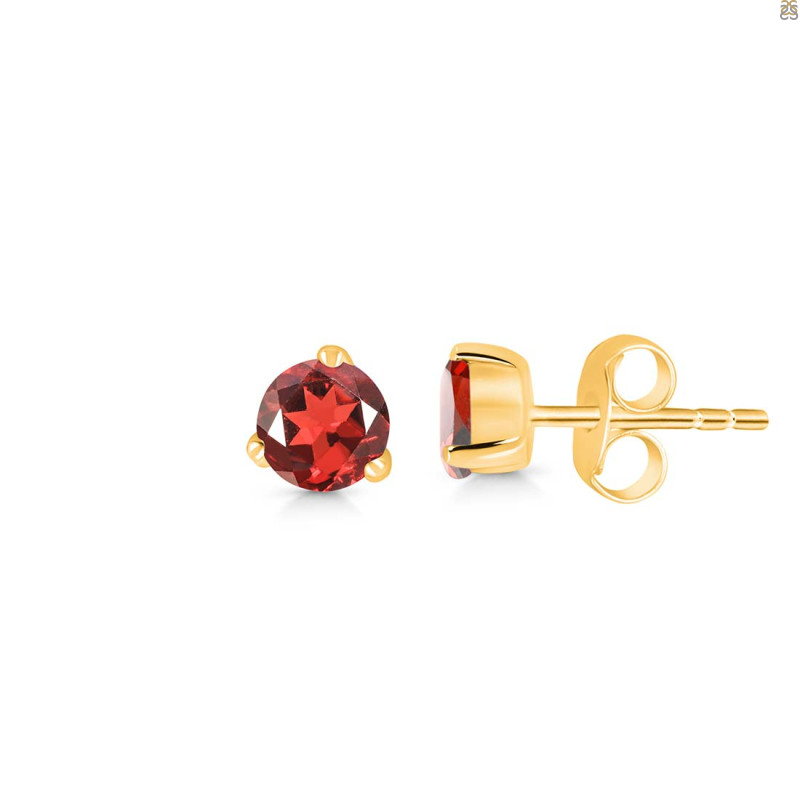 Garnet Stud Earring GAR-RDE-1565.