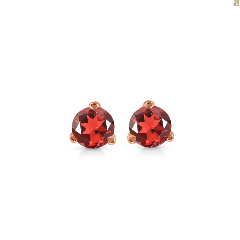 Garnet Stud Earring GAR-RDE-1566.