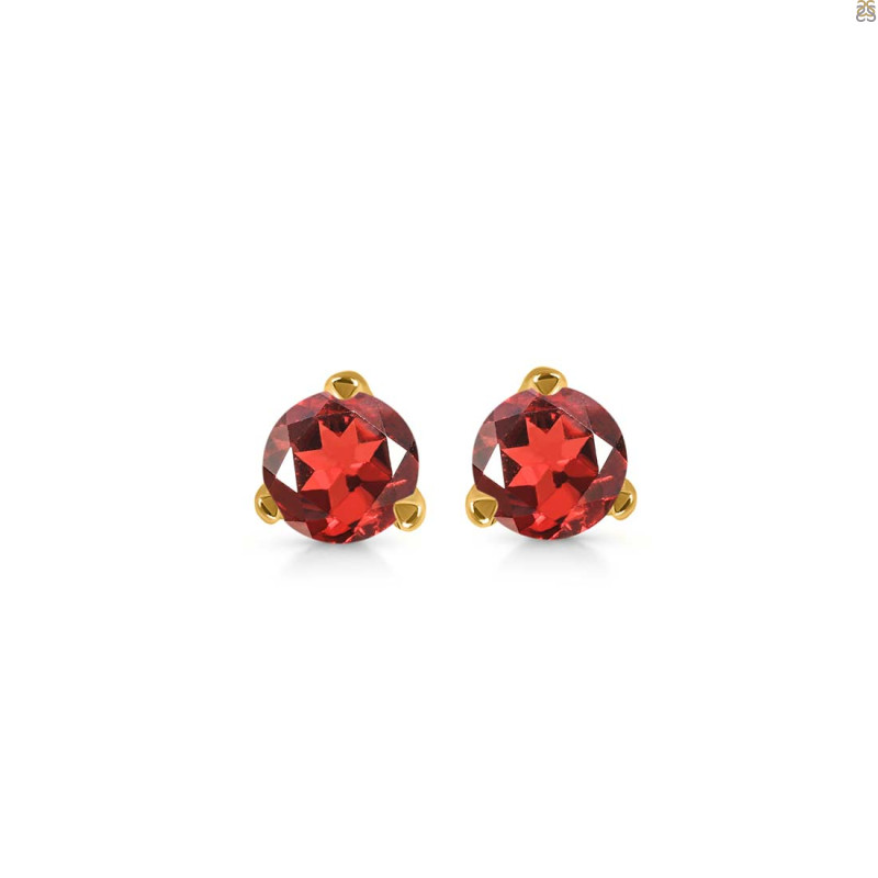 Garnet Stud Earring GAR-RDE-1566.