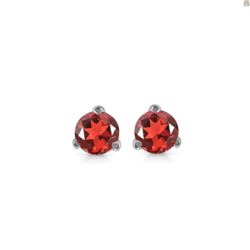 Garnet Stud Earring GAR-RDE-1566.