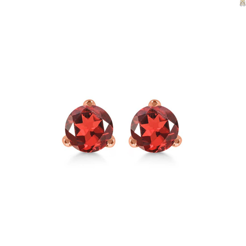 Garnet Stud Earring GAR-RDE-1567.