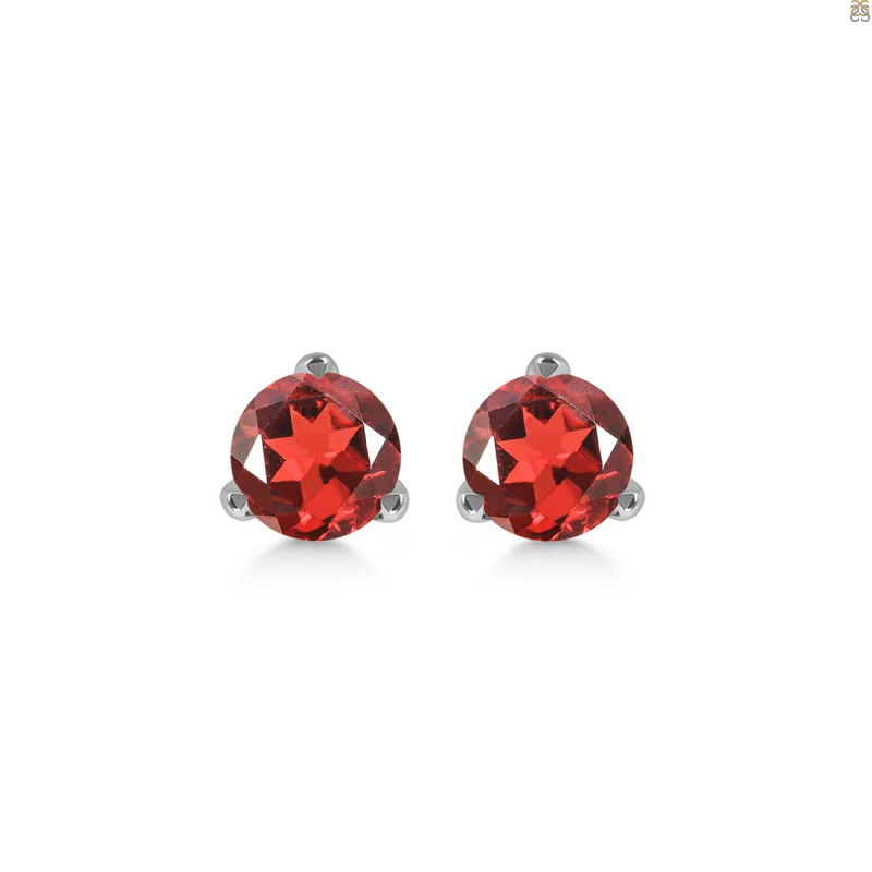 Garnet Stud Earring GAR-RDE-1567.