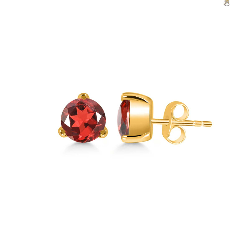 Garnet Stud Earring GAR-RDE-1567.