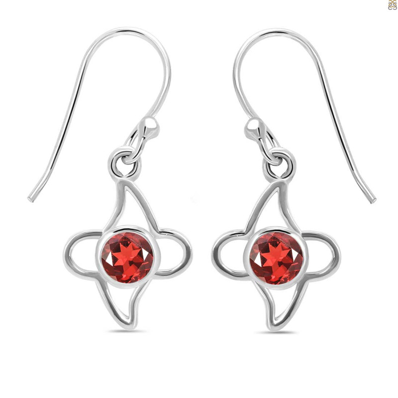 Garnet Earring