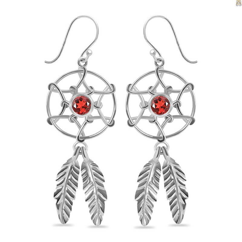 Garnet Earring