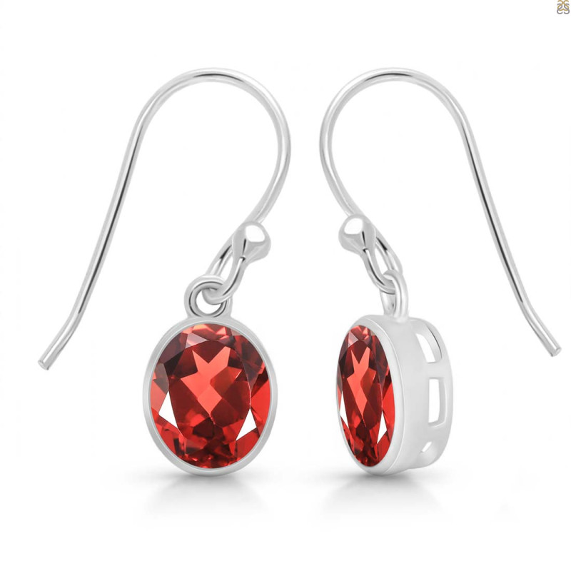 Garnet Earring