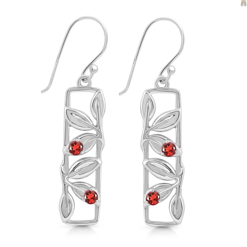 Garnet Earring