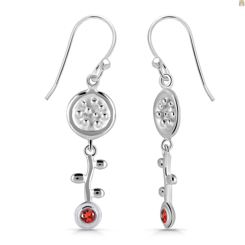 Garnet Earring