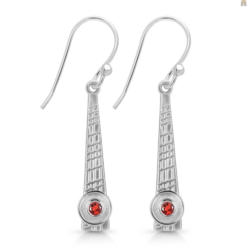 Garnet Earring GAR-RDE-650.
