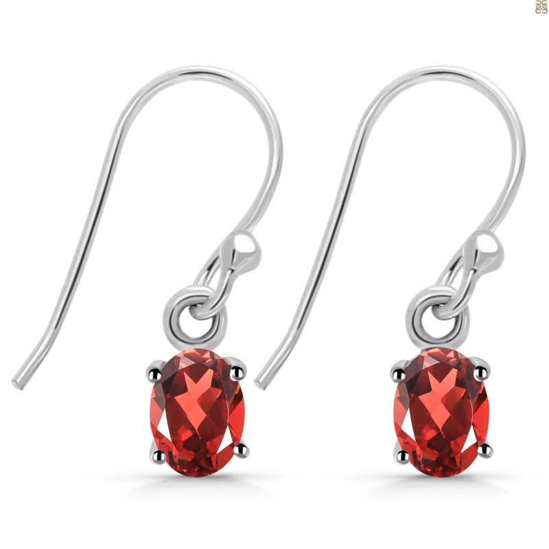 Garnet Earring