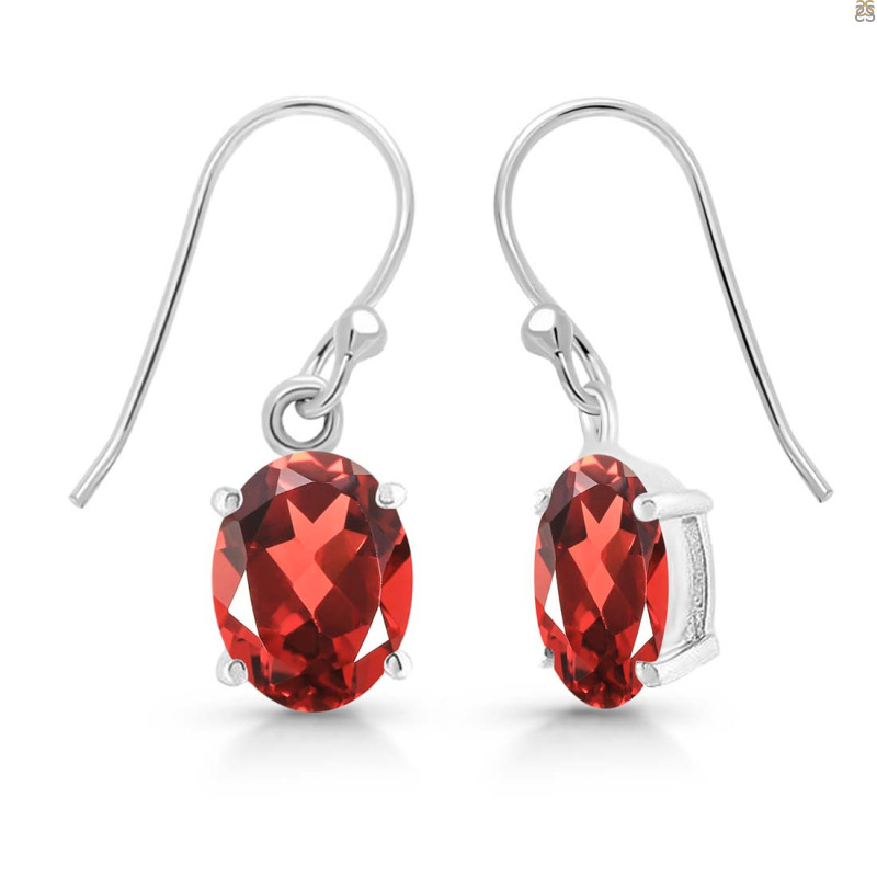 Garnet Earring
