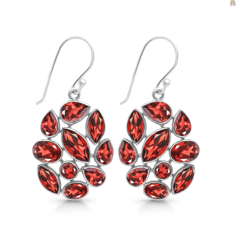 Garnet Earring