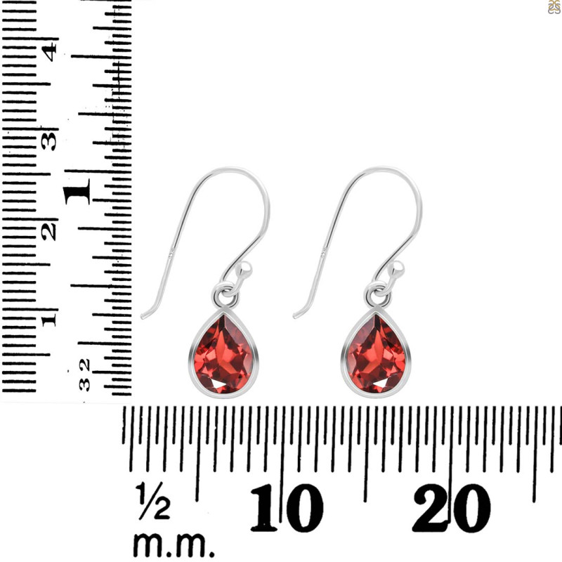 Garnet Earring GAR-RDE-996.