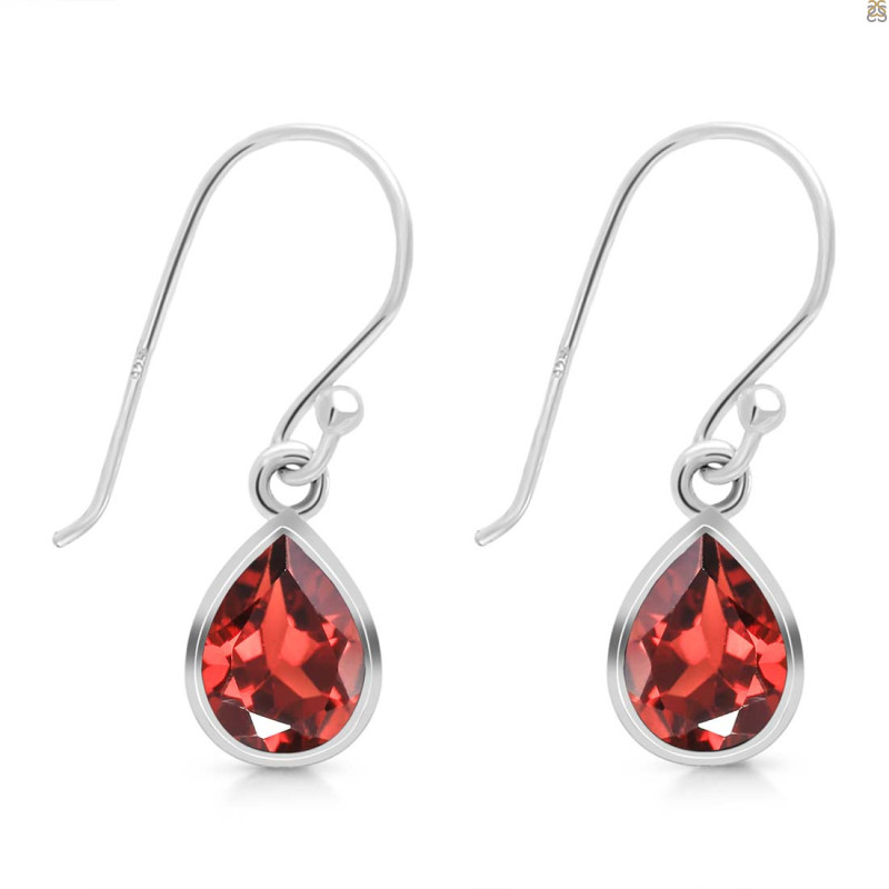 Garnet Earring GAR-RDE-996.
