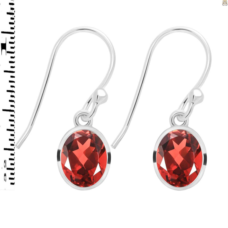 Garnet Earring GAR-RDE-998.