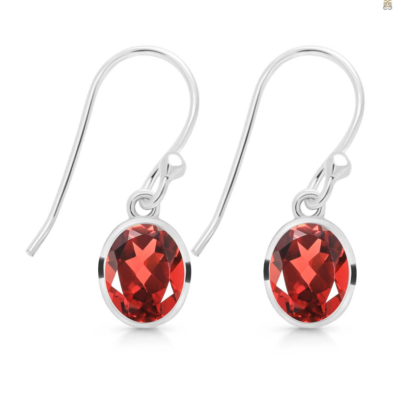 Garnet Earring GAR-RDE-998.