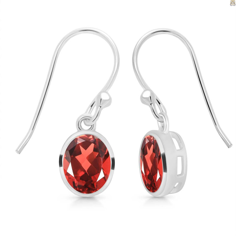 Garnet Earring