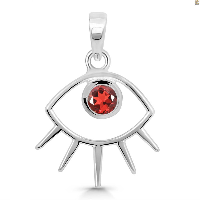 Garnet Eye Pendant GAR-RDEP-875A.