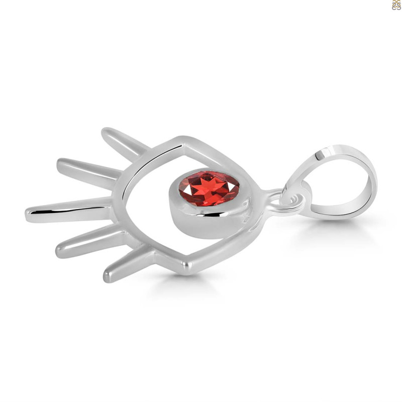 Garnet Eye Pendant GAR-RDEP-875A.