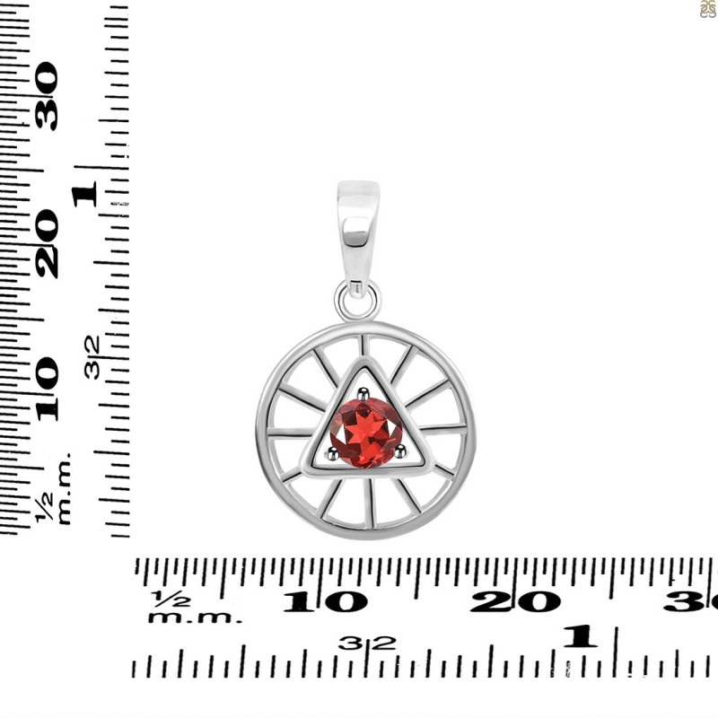 Garnet Illuminati Pendant GAR-RDEP-881.