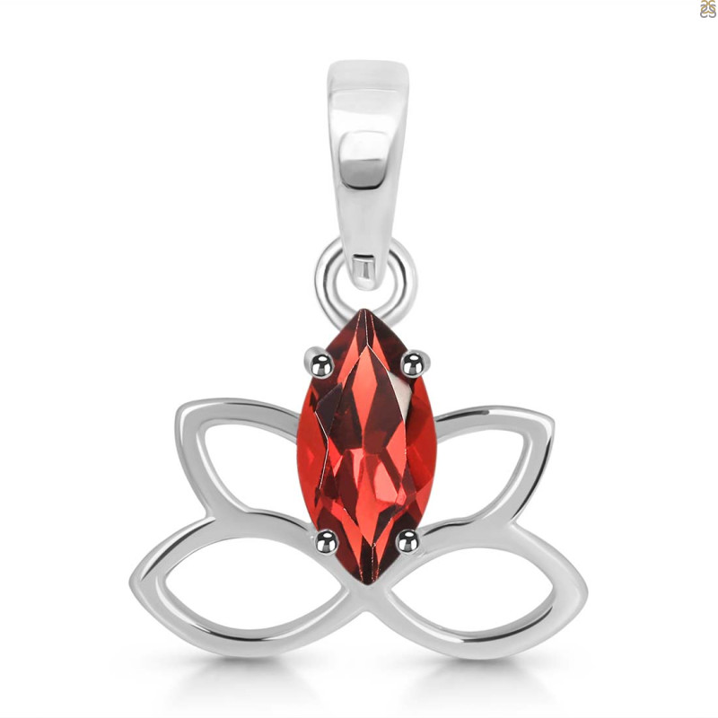 Garnet Butterfly Pendant GAR-RDEP-883.
