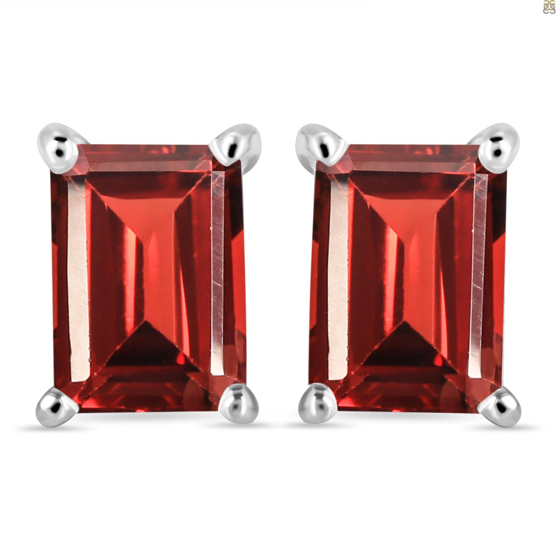 Garnet Stud Earring GAR-RE-11.