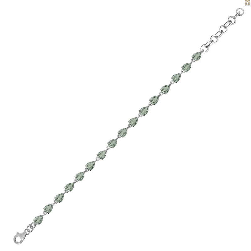 Green Amethyst Bracelet