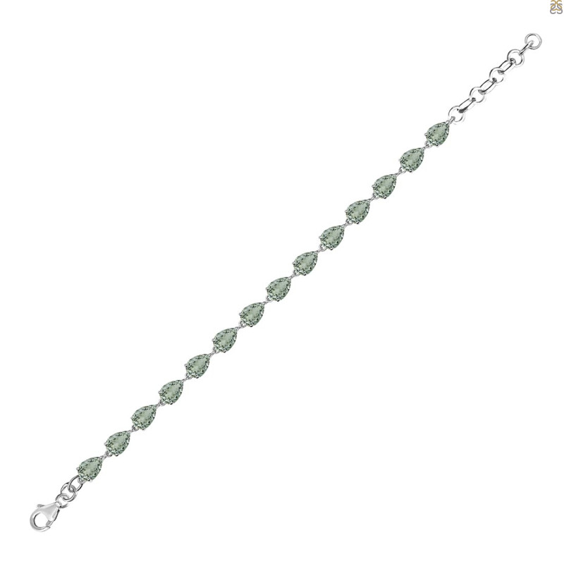 Green Amethyst Bracelet