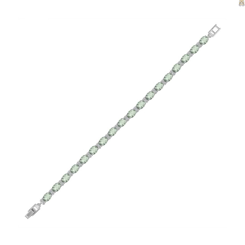 Green Amethyst Bracelet